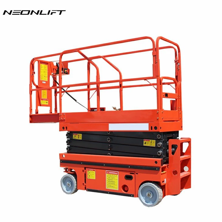 9mの電気シザーリフト